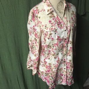 Snap up blouse from VAC